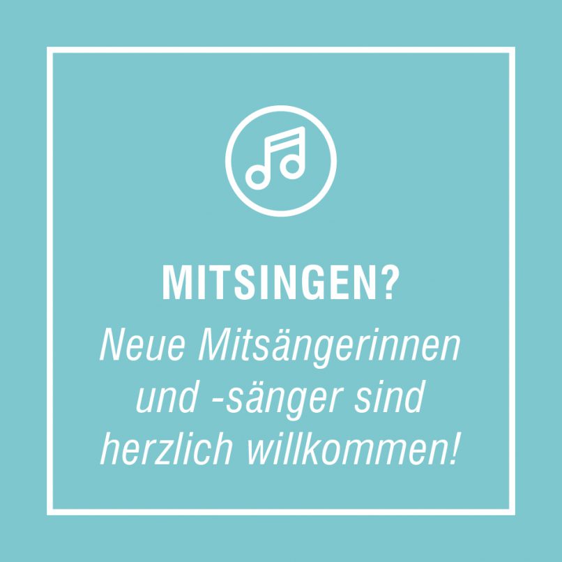 Bild mit Text für den Motettenchor Stuttgart