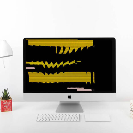 Fehlerhafte Bildschirmdarstellung auf einem großen Monitor
